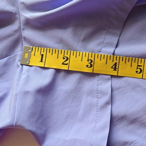 Athleta Size 18 Brooklyn Shorts Pastel Purple Pockets Travel Beach Loungewear - Picture 7 of 7